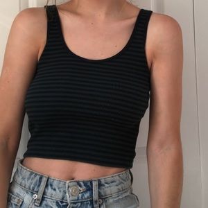 super cute rare brandy melville striped top✨